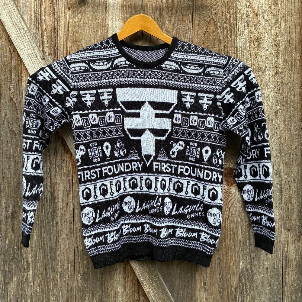 GLHF German Black Sweater L First Foundry Gamer Developer Bloom Laguna Games Mer